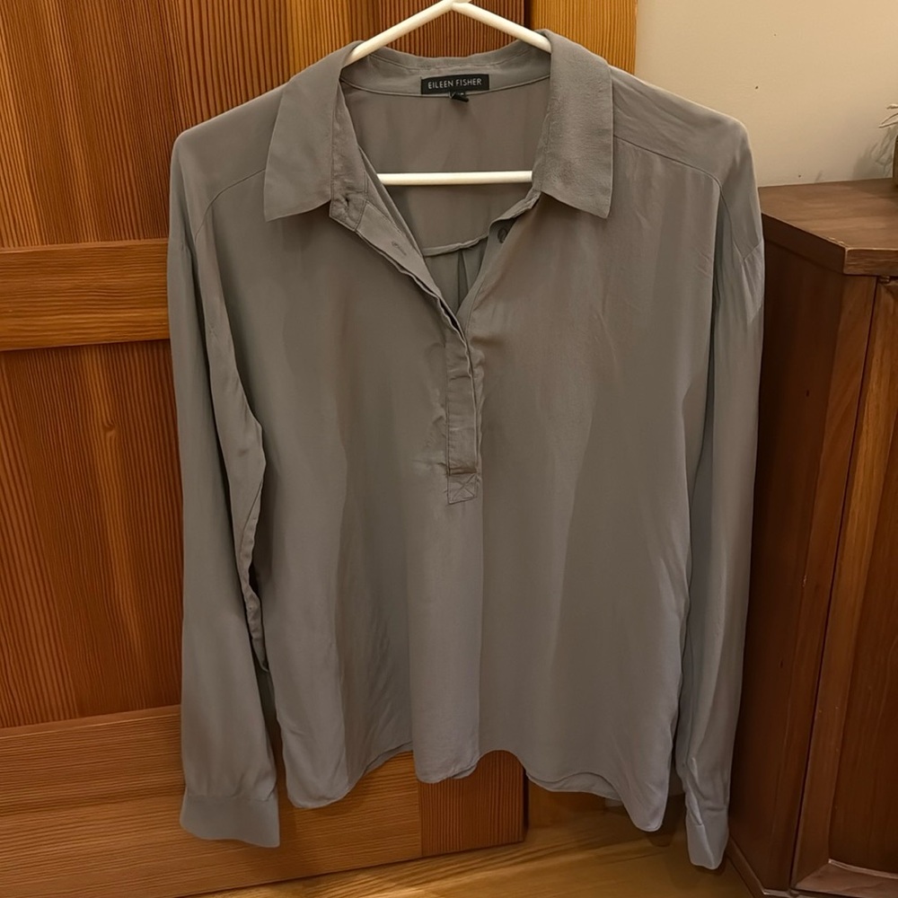 Blouse, grey, size XS Eileen Fisher